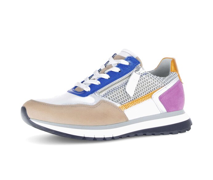 Gabor Damen  Sneaker Low Multicolour - Materialmix Leder/Lederimitat