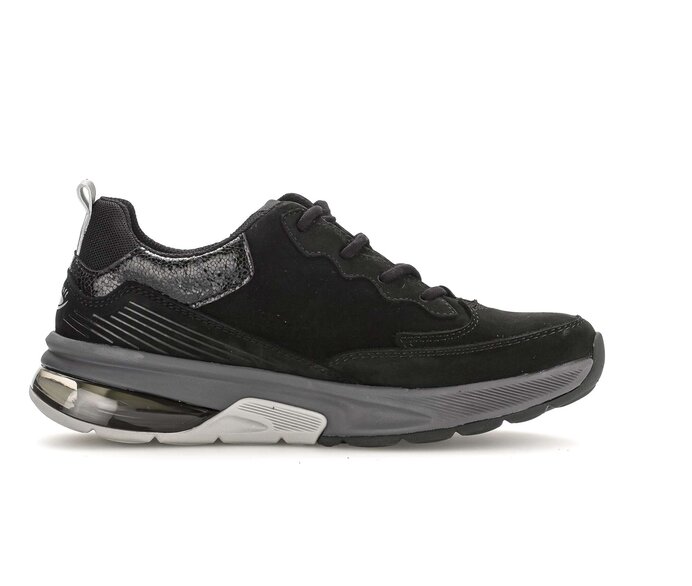 Gabor Damen  Sneaker Low Schwarz - Rauleder
