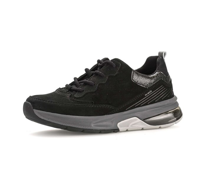 Gabor Damen  Sneaker Low Schwarz - Rauleder
