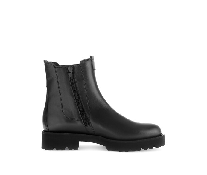 Gabor Damen  Chelsea Boot Schwarz - Glattleder