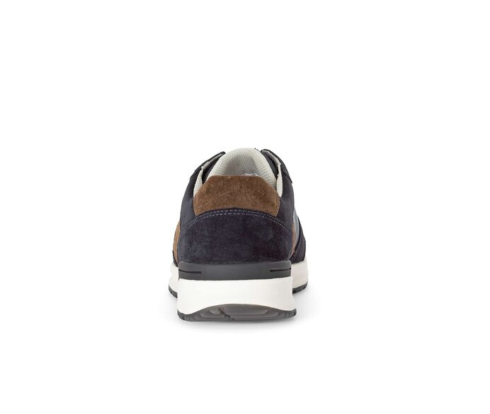 Pius Gabor Herren Sneaker Low Blau - Materialmix Leder/Textil