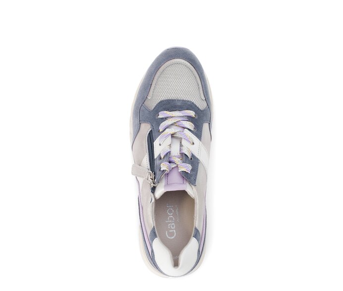 Gabor Damen  Sneaker Low Multicolour - Materialmix Leder/Lederimitat