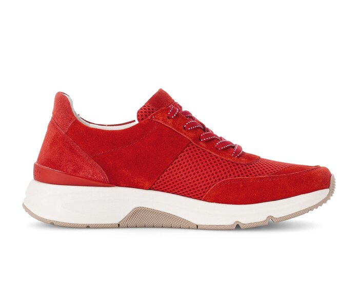 Gabor Damen  Sneaker Low Rot - Lederimitat