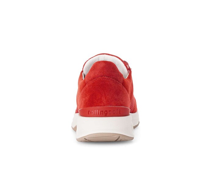 Gabor Damen  Sneaker Low Rot - Lederimitat