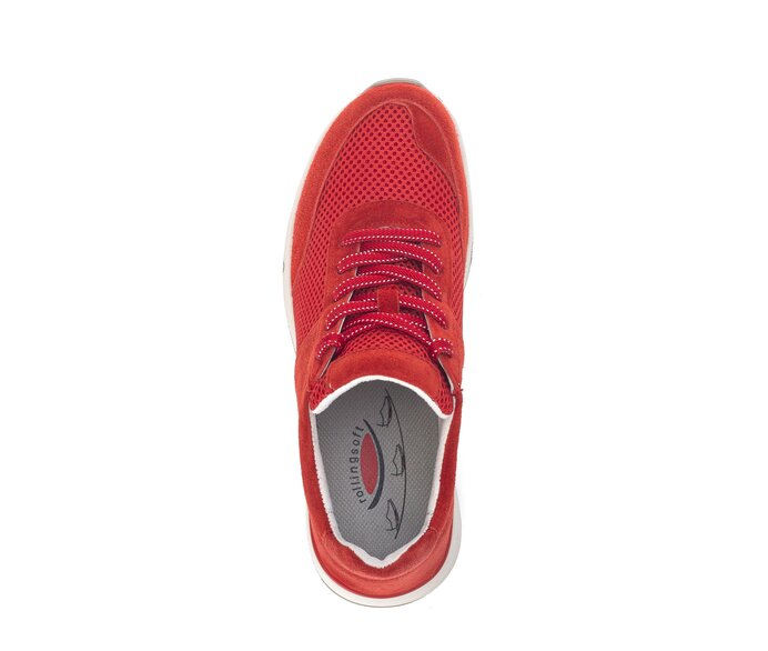 Gabor Damen  Sneaker Low Rot - Lederimitat