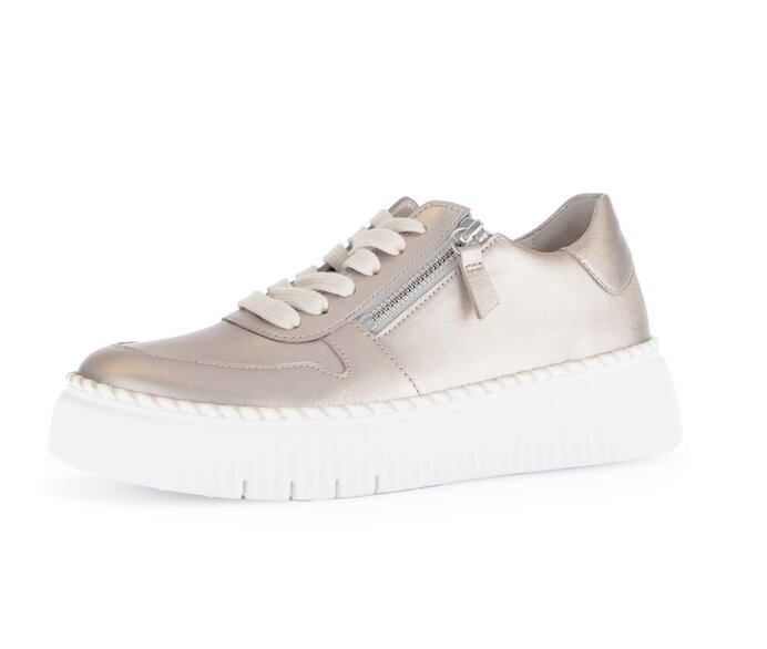 Gabor Damen  Sneaker Low Beige - Effektleder