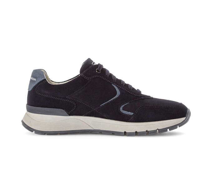 Pius Gabor Herren Sneaker Low Blau - Rauleder