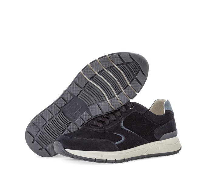 Pius Gabor Herren Sneaker Low Blau - Rauleder