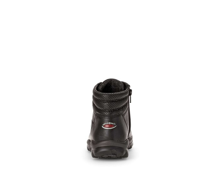 Gabor Damen  Sportliche Stiefelette Schwarz - Glattleder