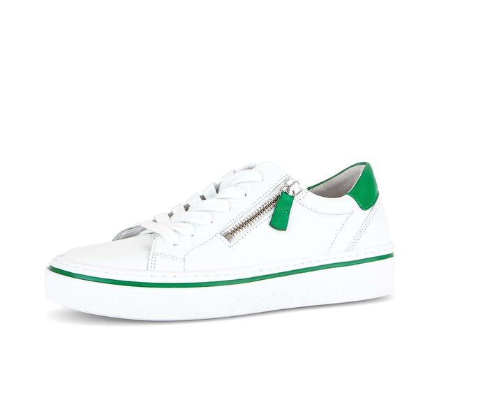 Gabor Damen  Sneaker Low Weiß - Glattleder