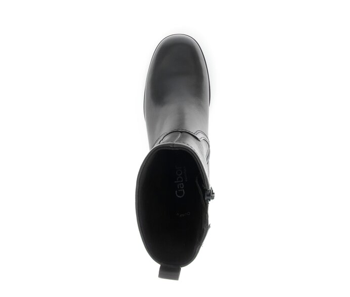 Gabor Damen  Plateau Stiefelette Grün - Glattleder