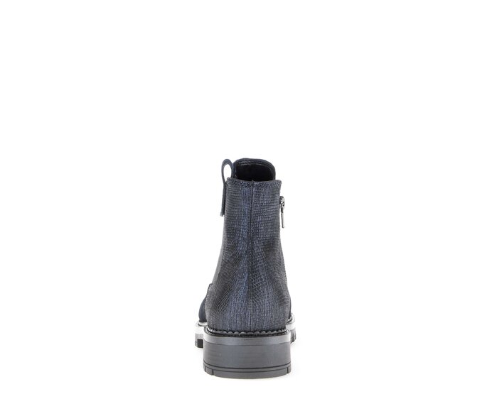 Gabor Damen  Chelsea Boot Blau - Materialmix Leder