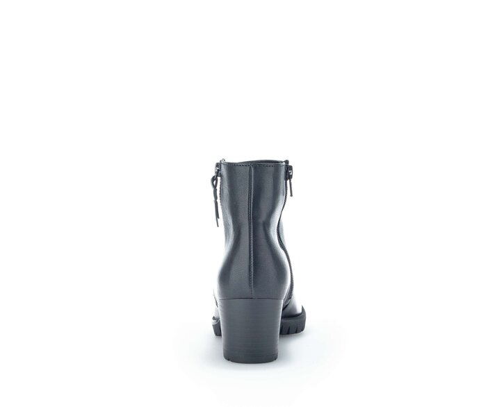 Gabor Damen  Sportliche Stiefelette Schwarz - Glattleder