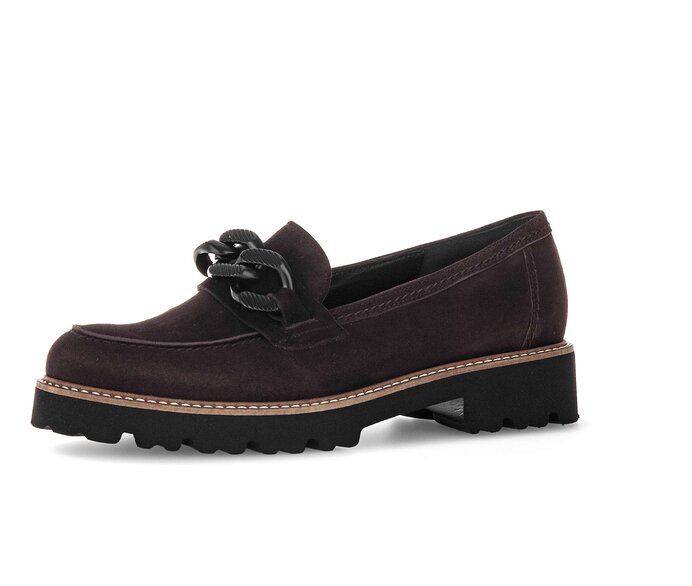 Gabor Damen  Loafer Braun - Rauleder