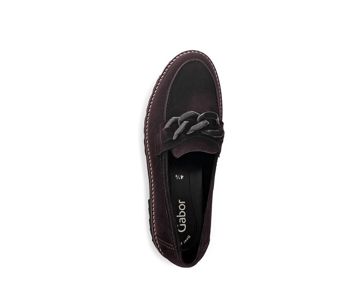 Gabor Damen  Loafer Braun - Rauleder