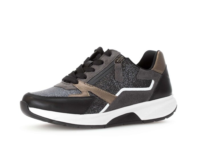 Gabor Damen  Sneaker Low Multicolour - Materialmix Leder