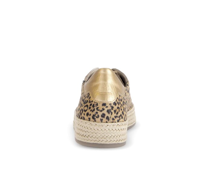 Gabor Damen  Sneaker Low Beige - Materialmix Leder