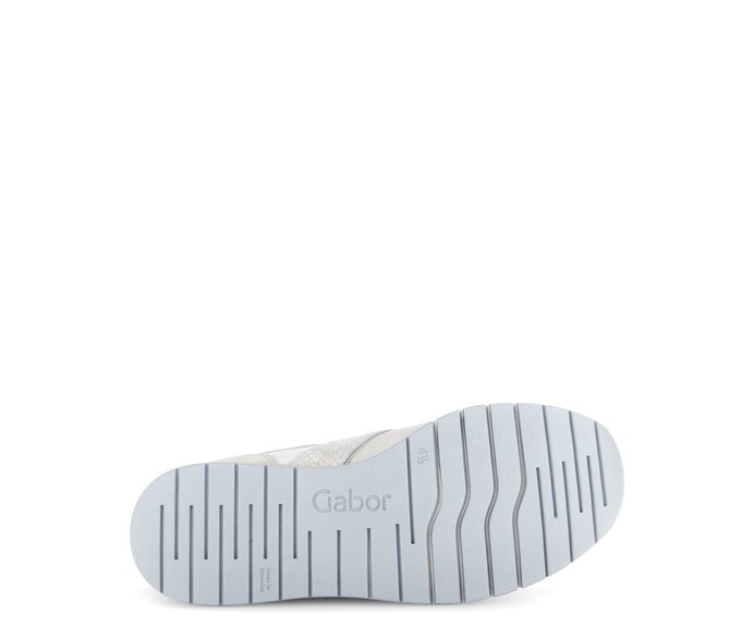Gabor Damen  Sneaker Low Weiß - Materialmix Leder/Lederimitat