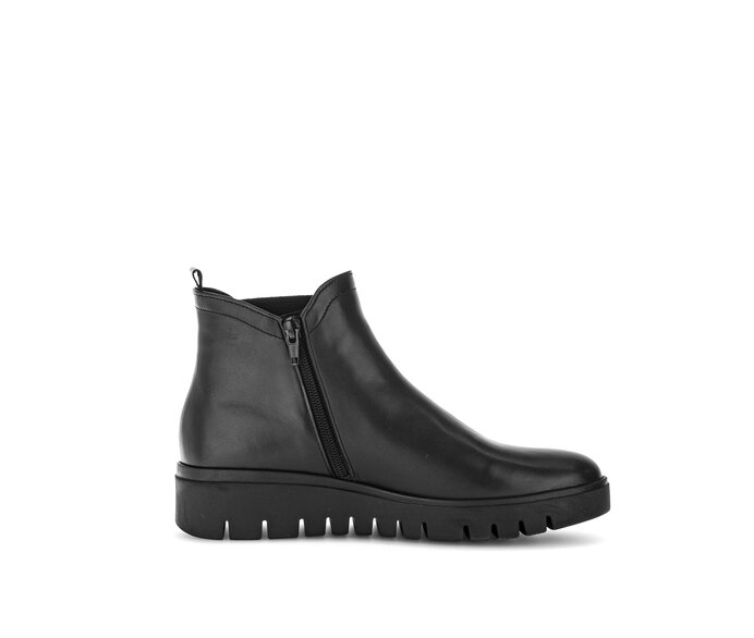 Gabor Damen  Chelsea Boot Schwarz - Glattleder