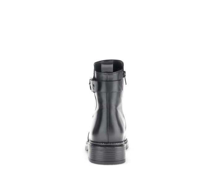 Gabor Damen  Elegante Stiefelette Schwarz - Glattleder
