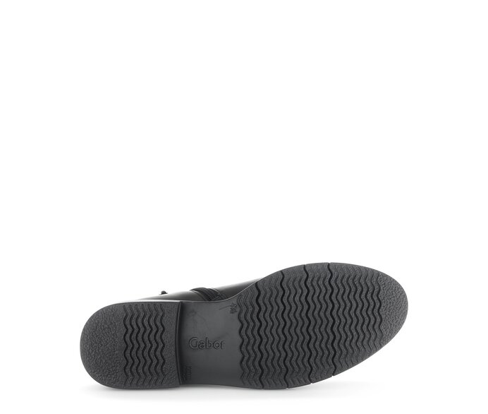 Gabor Damen  Elegante Stiefelette Schwarz - Glattleder