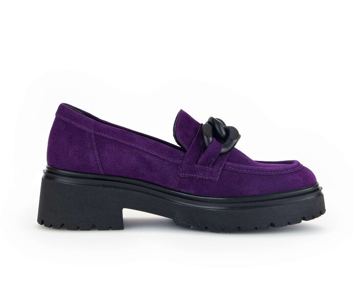 Gabor Damen  Loafer Lila - Rauleder