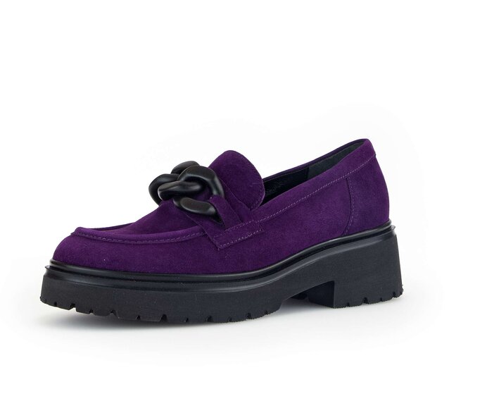 Gabor Damen  Loafer Lila - Rauleder