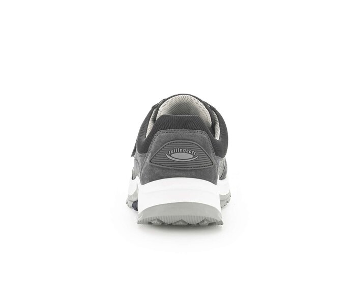 Gabor Herren Rollingsoft Sneaker Low Grau - Materialmix Leder/Textil