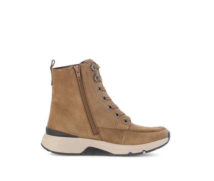 Gabor Damen  Sportliche Stiefelette Braun - Rauleder