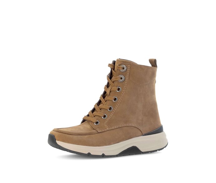 Gabor Damen  Sportliche Stiefelette Braun - Rauleder