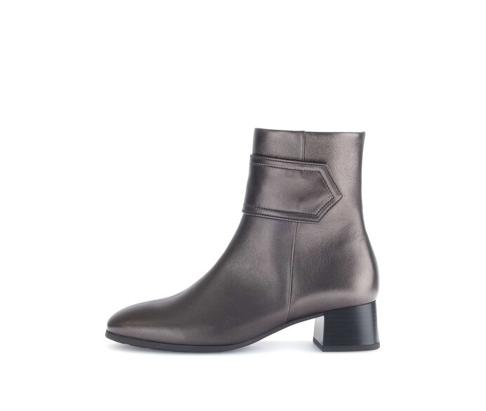 Gabor Damen Elegante Stiefelette Bronze - Glattleder