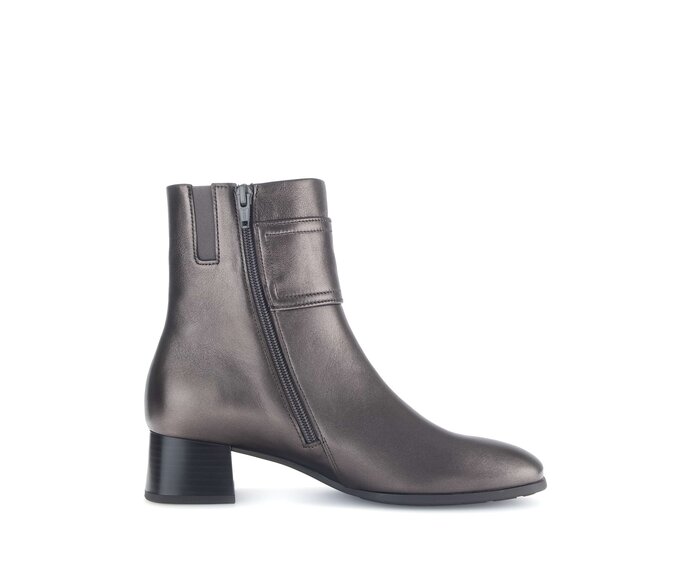 Gabor Damen  Elegante Stiefelette Bronze - Glattleder
