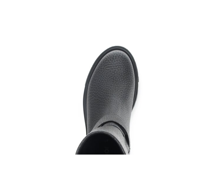 Gabor Damen  Biker Boots Silber - Effektleder