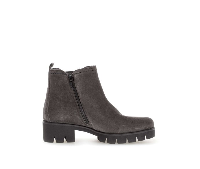 Gabor Damen  Chelsea Boot Grau - Rauleder