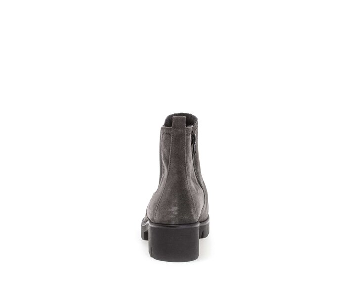 Gabor Damen  Chelsea Boot Grau - Rauleder