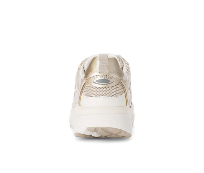 Gabor Damen  Sneaker Low Beige - Materialmix Leder/Lederimitat