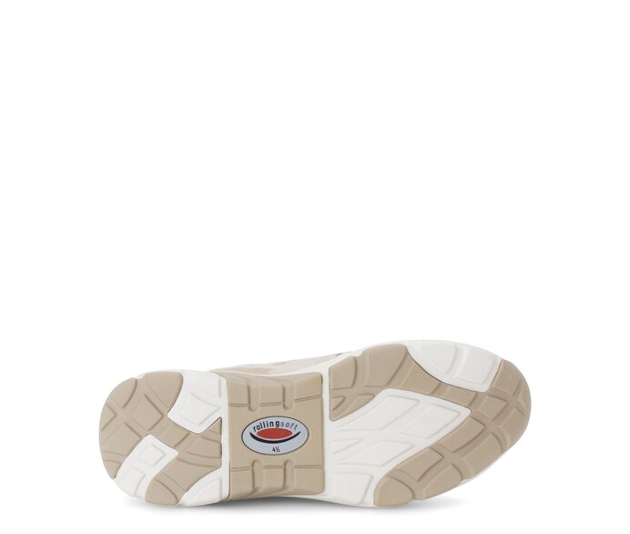 Gabor Damen  Sneaker Low Beige - Materialmix Leder/Lederimitat