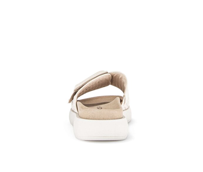 Gabor Damen  Pantolette Beige - Materialmix Leder/Lederimitat