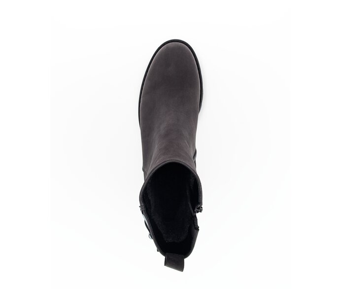 Gabor Damen  Sportliche Stiefelette Grau - Rauleder