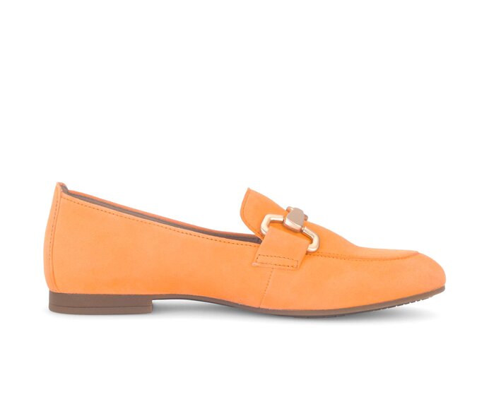 Gabor Damen  Slipper Orange - Rauleder