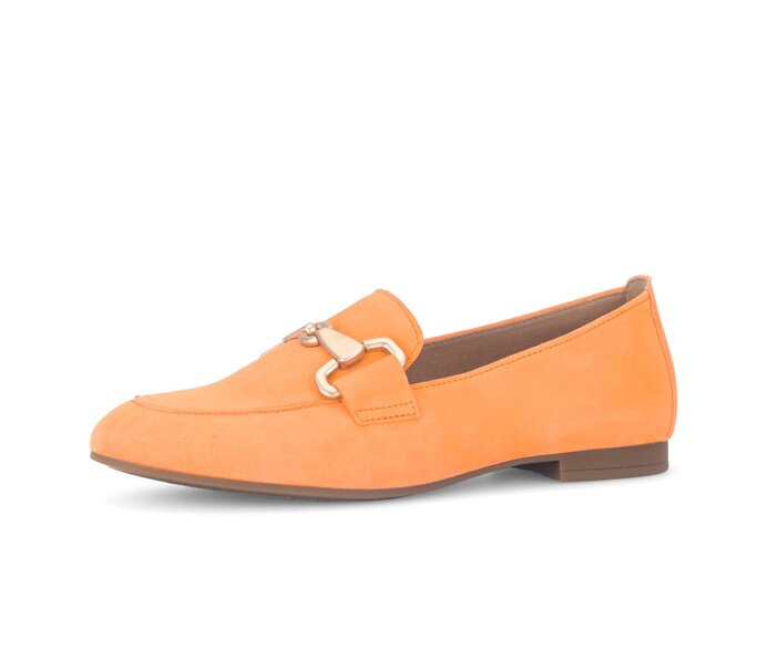 Gabor Damen  Slipper Orange - Rauleder