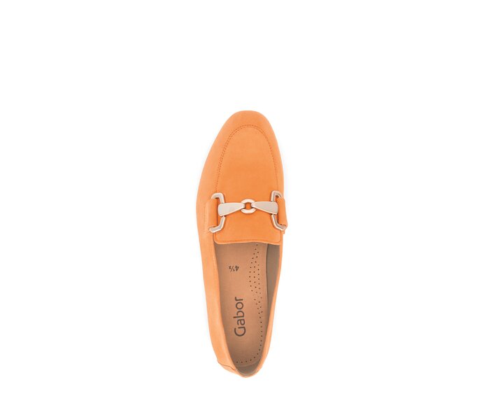 Gabor Damen  Slipper Orange - Rauleder