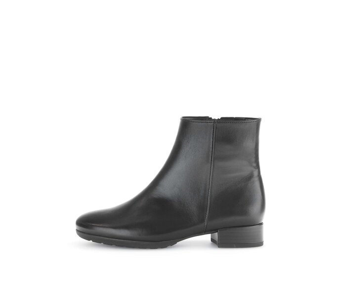 Gabor Damen Elegante Stiefelette Schwarz - Glattleder