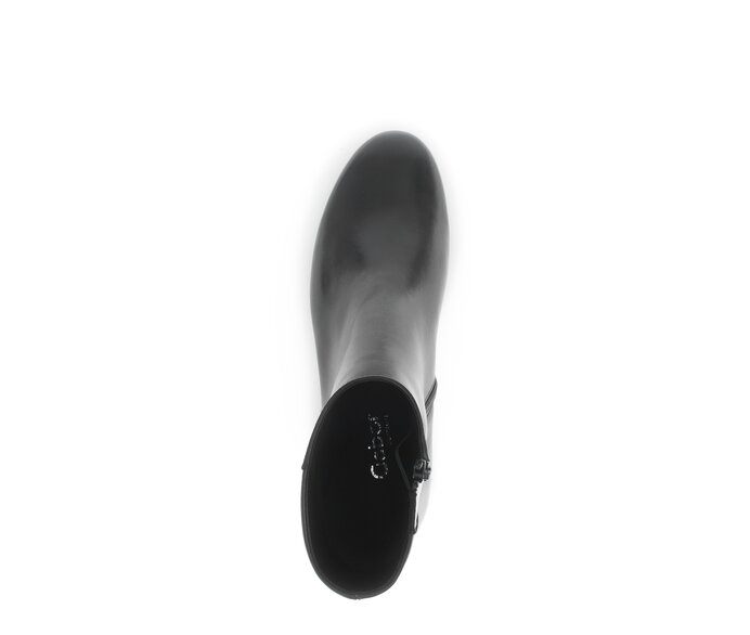 Gabor Damen  Elegante Stiefelette Schwarz - Glattleder