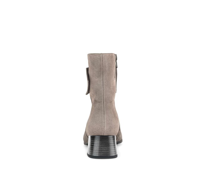 Gabor Damen  Elegante Stiefelette Braun - Rauleder