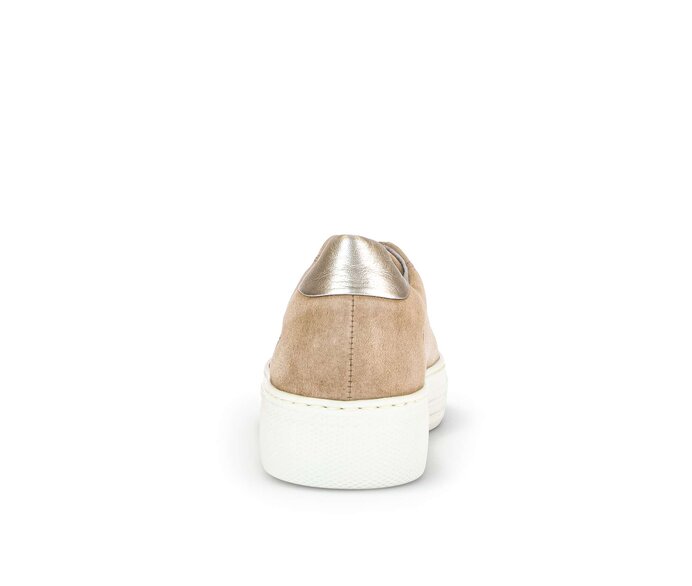 Gabor Damen  Sneaker Low Beige - Materialmix Leder/Lederimitat