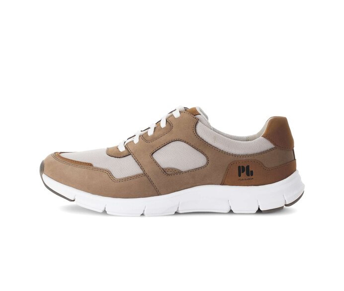 Pius Gabor Herren Sneaker Low Braun - Materialmix Leder/Textil