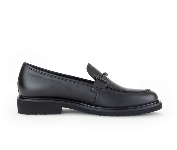 Gabor Damen  Slipper Schwarz - Glattleder