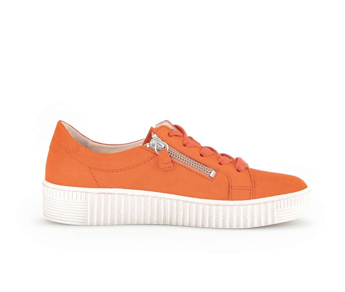 Gabor Damen  Sneaker Low Orange - Rauleder