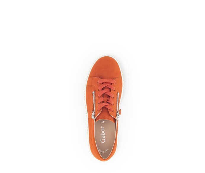 Gabor Damen  Sneaker Low Orange - Rauleder